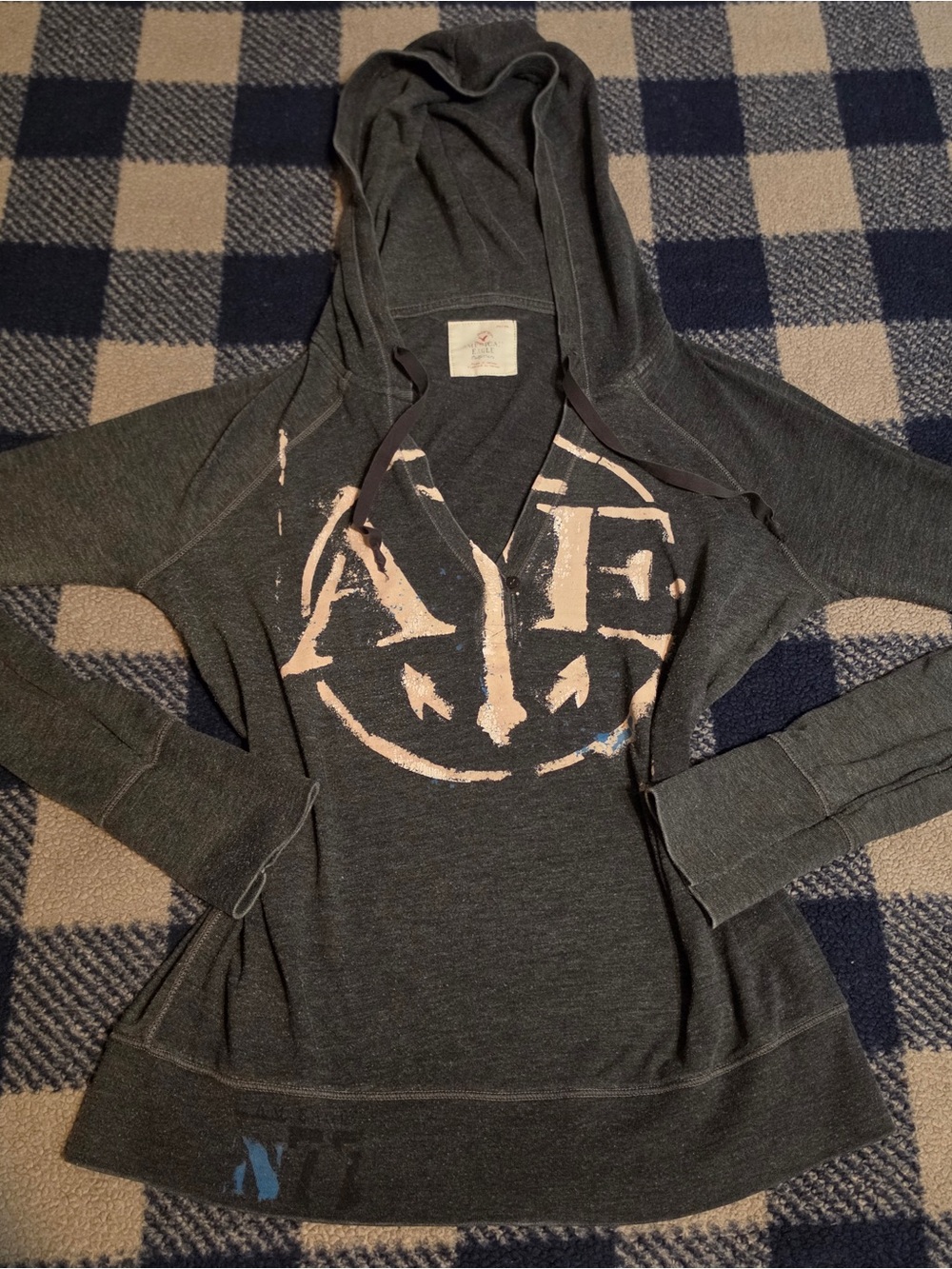 Y2k style American eagle light weight hoodie